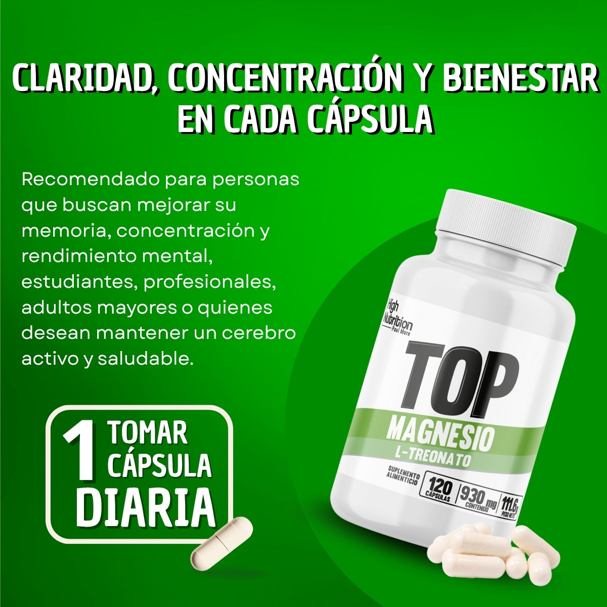 MAGNESIO L-TREONATO 930mg
