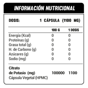 CITRATO DE POTASIO 1100 mg