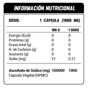 VITAMINA C PH NEUTRO 1000mg