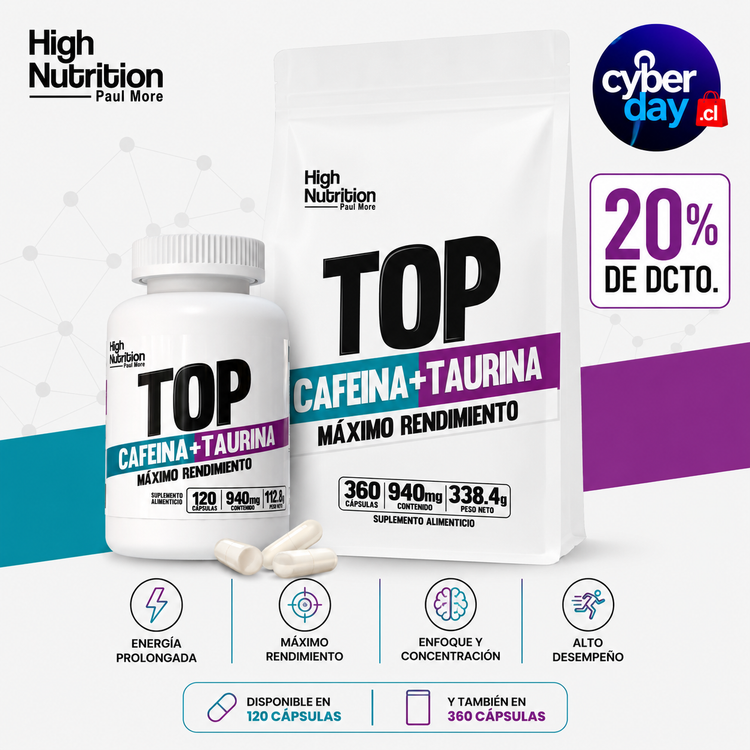 CAFEÍNA Y TAURINA 940mg