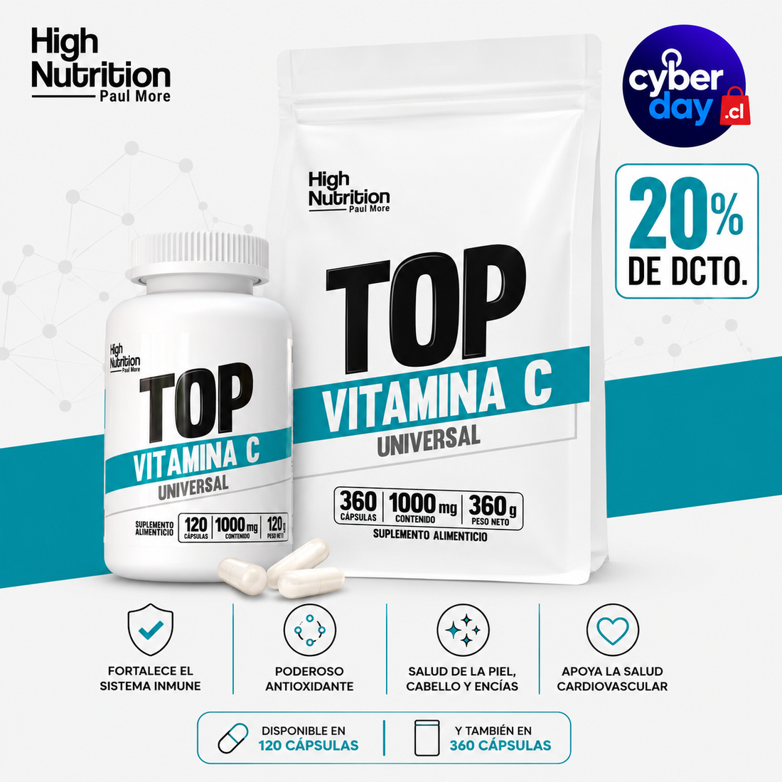 VITAMINA C UNIVERSAL 1000mg
