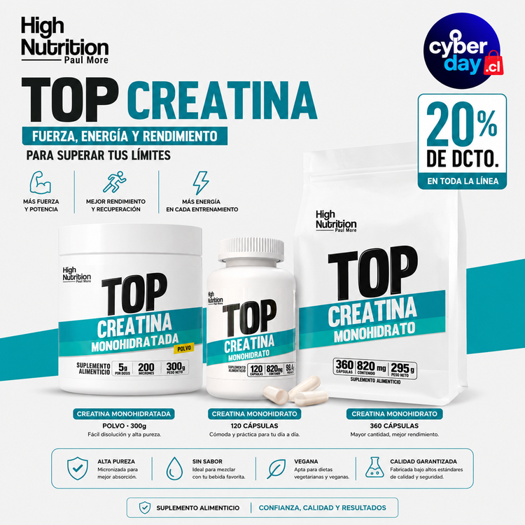 Creatina Monohidratada 820mg