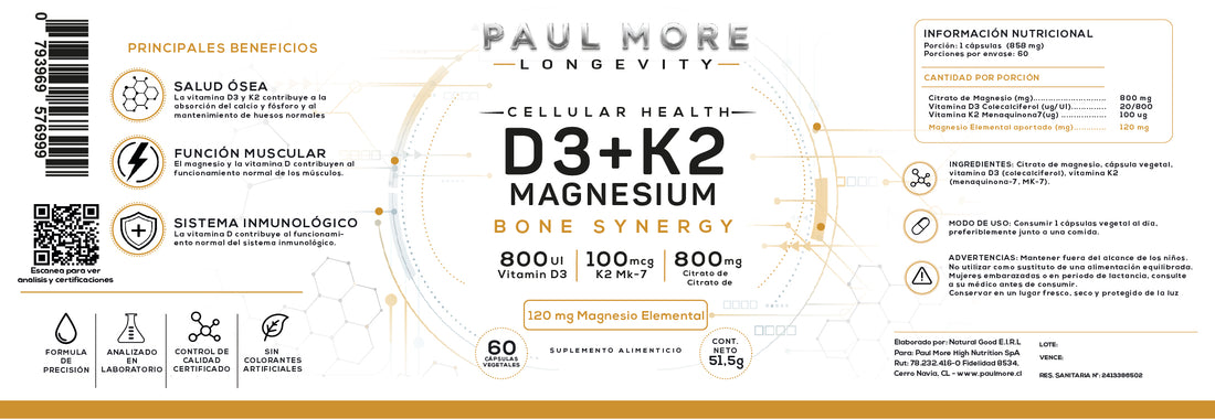 Berberina + Cromo Metabolic Support Longevity 60 Caps