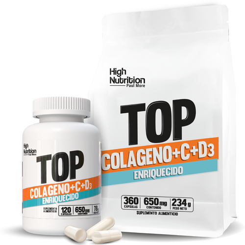 Colágeno Hidrolizado + Vitamina C+D3 650mg