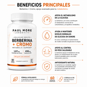 Berberina + Cromo Metabolic Support Longevity 60 Caps