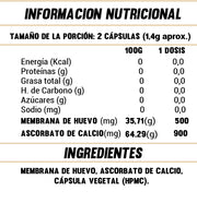 MEMBRANA DE HUEVO + CALCIO 1400mg