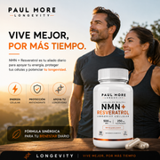 NMN + Resveratrol Celullar Health Longevity 60 Caps