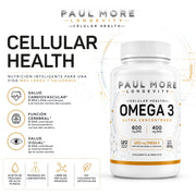 Omega 3 Paul More Ultra Concentrado 1200mg Epa Dha 120 Caps