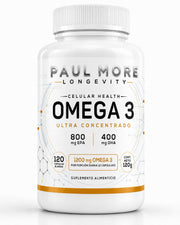 Omega 3 Paul More Ultra Concentrado 1200mg Epa Dha 120 Caps