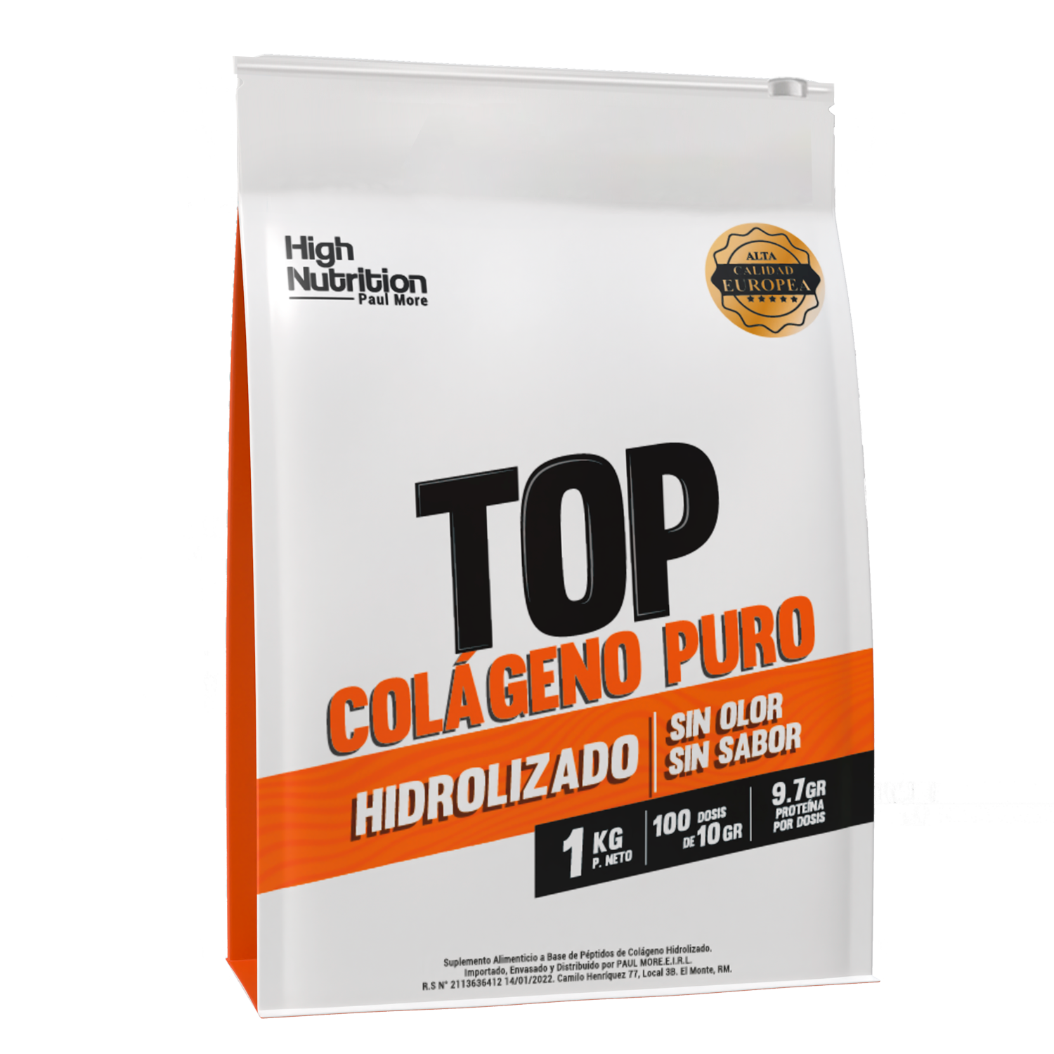 Colágeno Hidrolizado Puro Tipo I y II