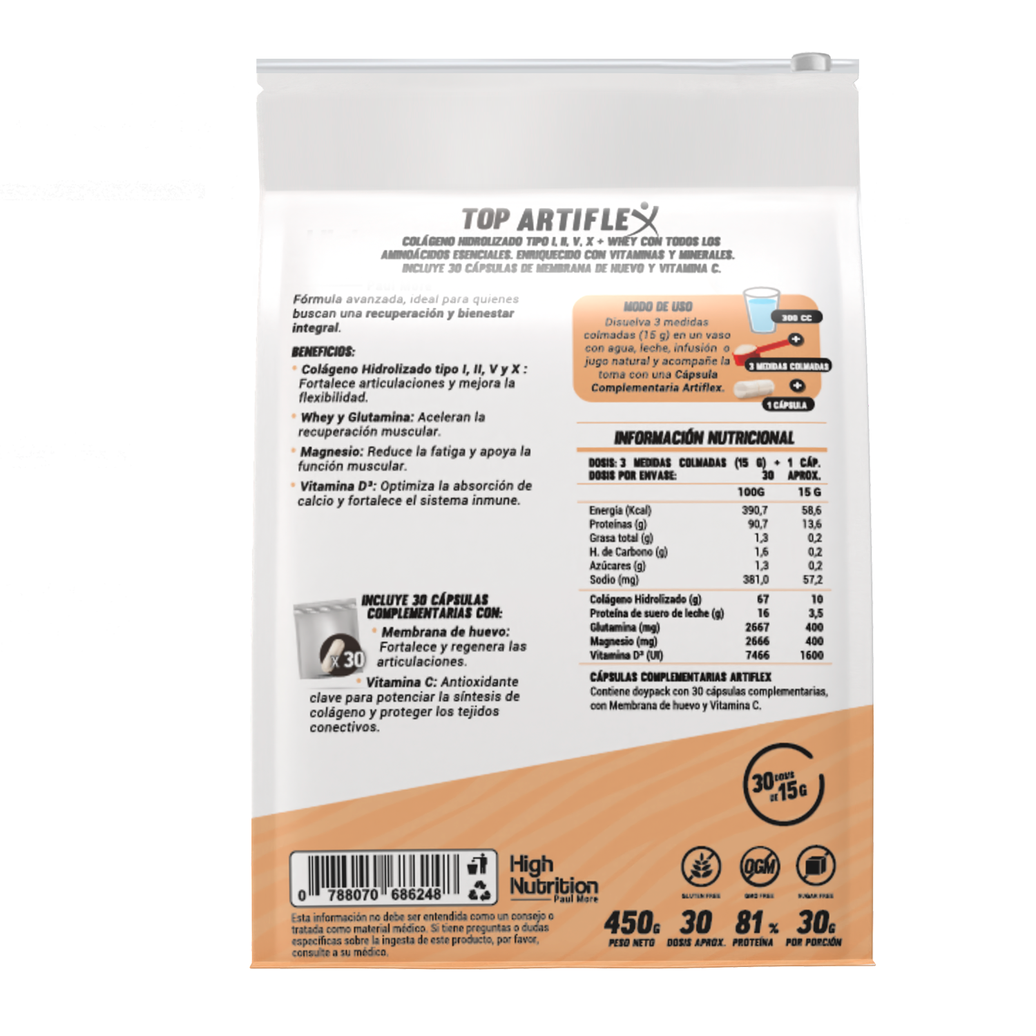 Top Artiflex Forte 450 g