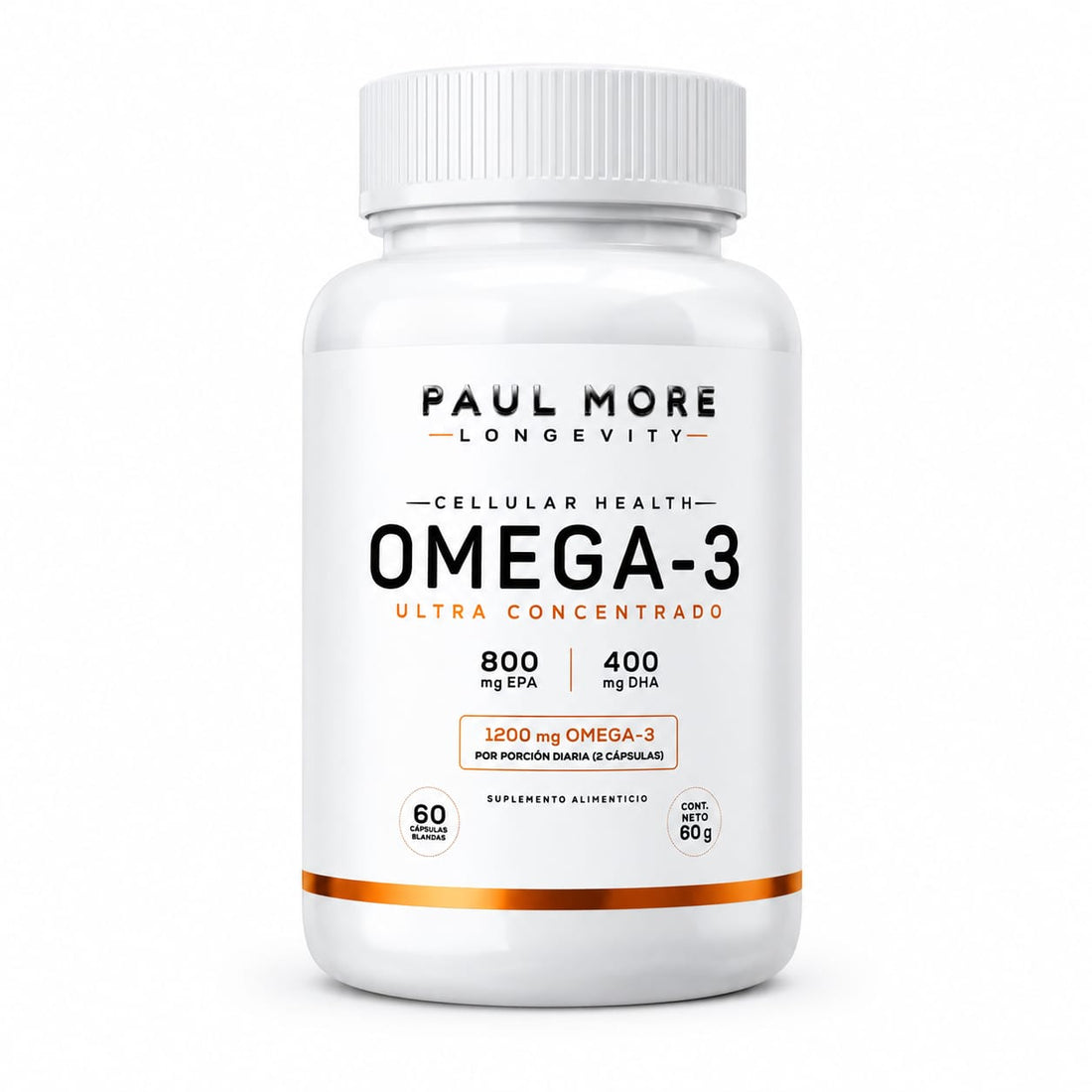 Omega 3 Paul More Ultra Concentrado 1200mg Epa Dha 60 Caps